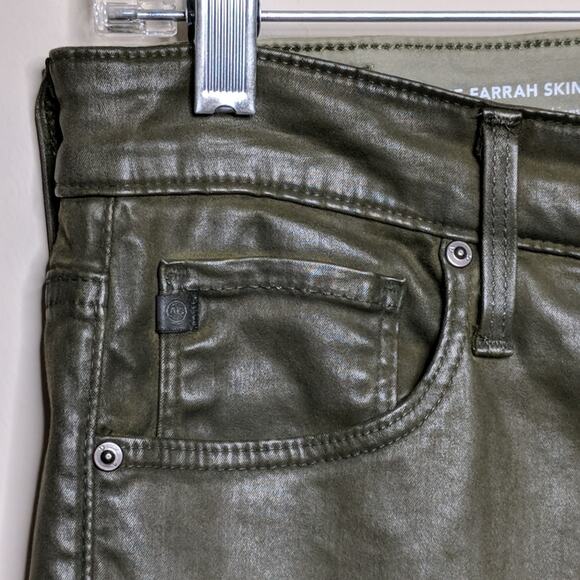 AG Farrah Skinny Ankle Leatherette - Sz 31R - NWT - Picture 4 of 14